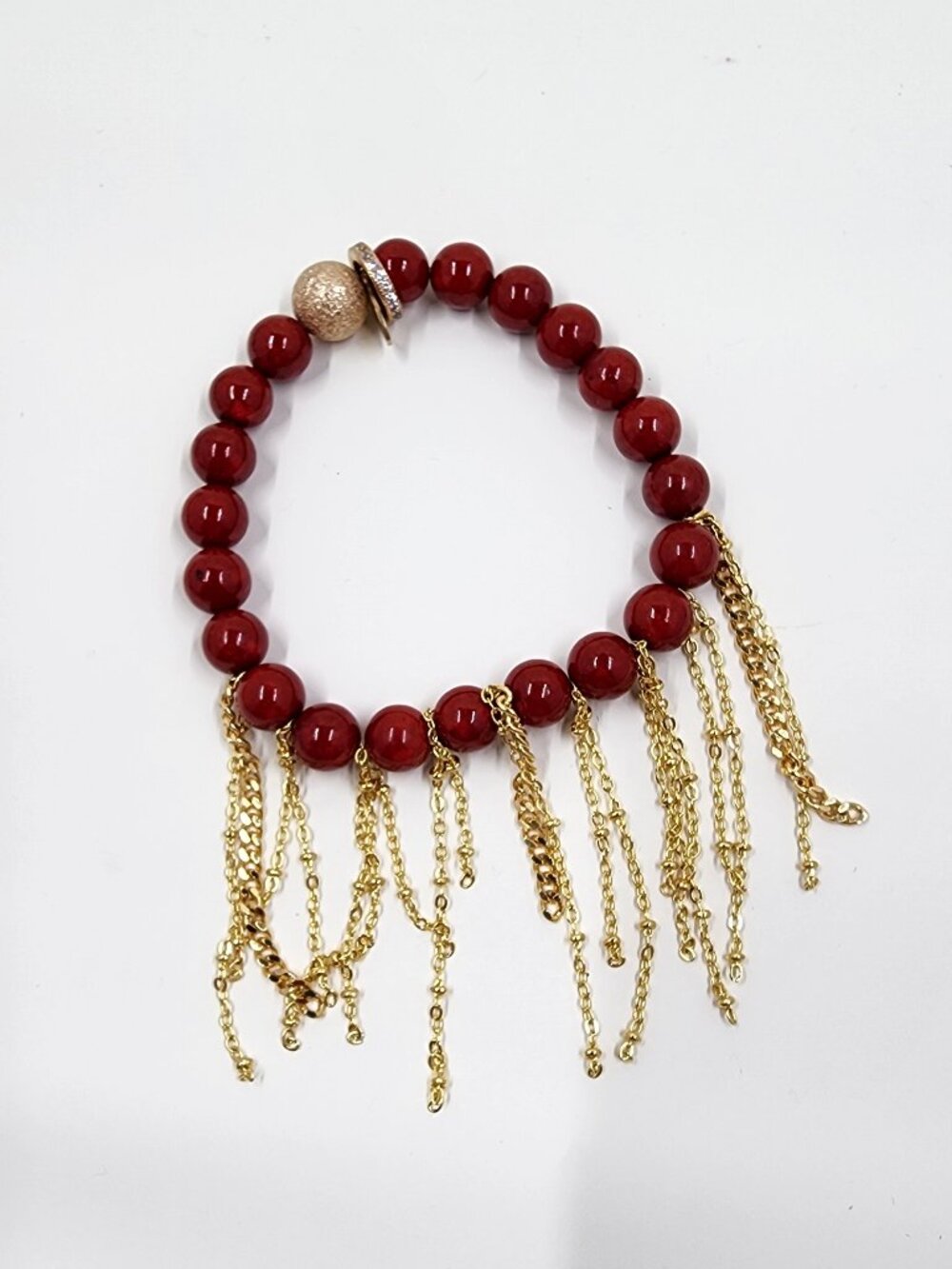 The Lace Project Beaded Stretch Bracelet